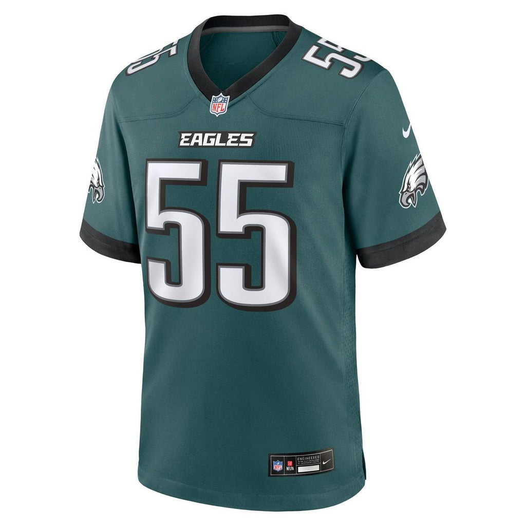 Men's Philadelphia Eagles Brandon Graham Nike  Midnight Green Team Game Jersey