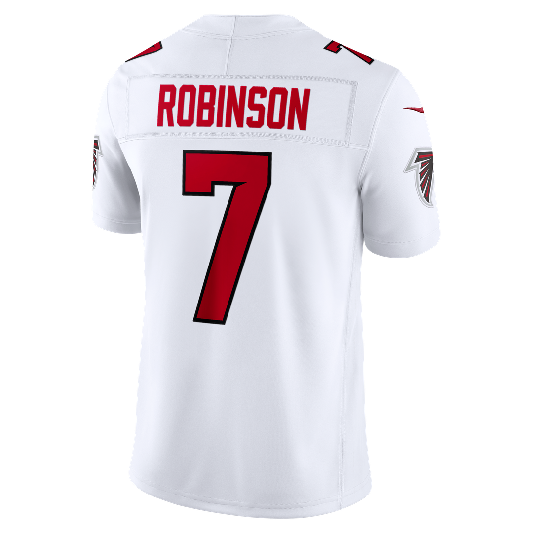 Men's Atlanta Falcons Bijan Robinson Nike Black Alternate Throwback Vapor F.U.S.E. Stitched Limited Jersey