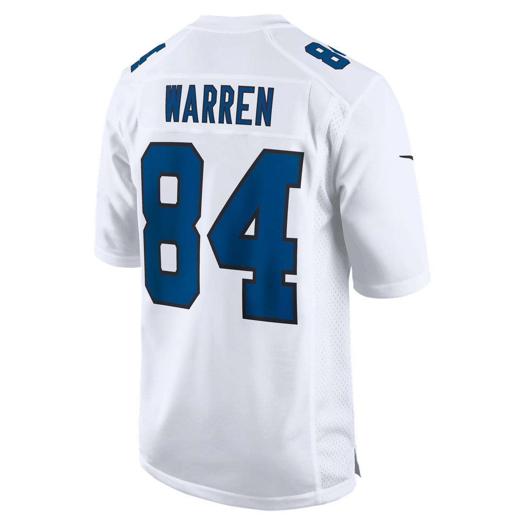 Men's Indianapolis Colts Tyler Warren Nike Carbon Black Fashion Game Jersey