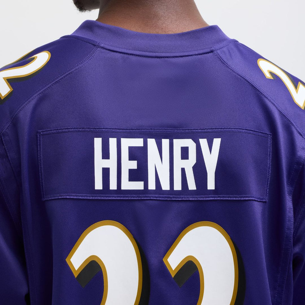Men's Baltimore Ravens Derrick Henry Nike Purple Game Player Jersey
