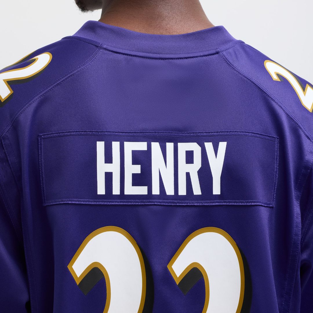 Men's Baltimore Ravens Derrick Henry Nike Purple Game Player Jersey