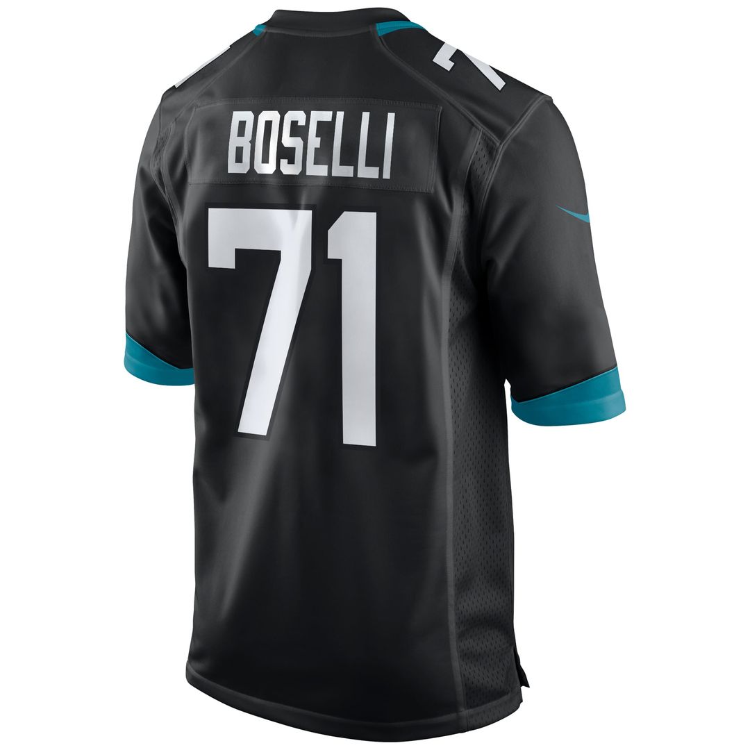 Men's Jacksonville Jaguars Tony Boselli Nike Black Retired Player Alternate Game Jersey