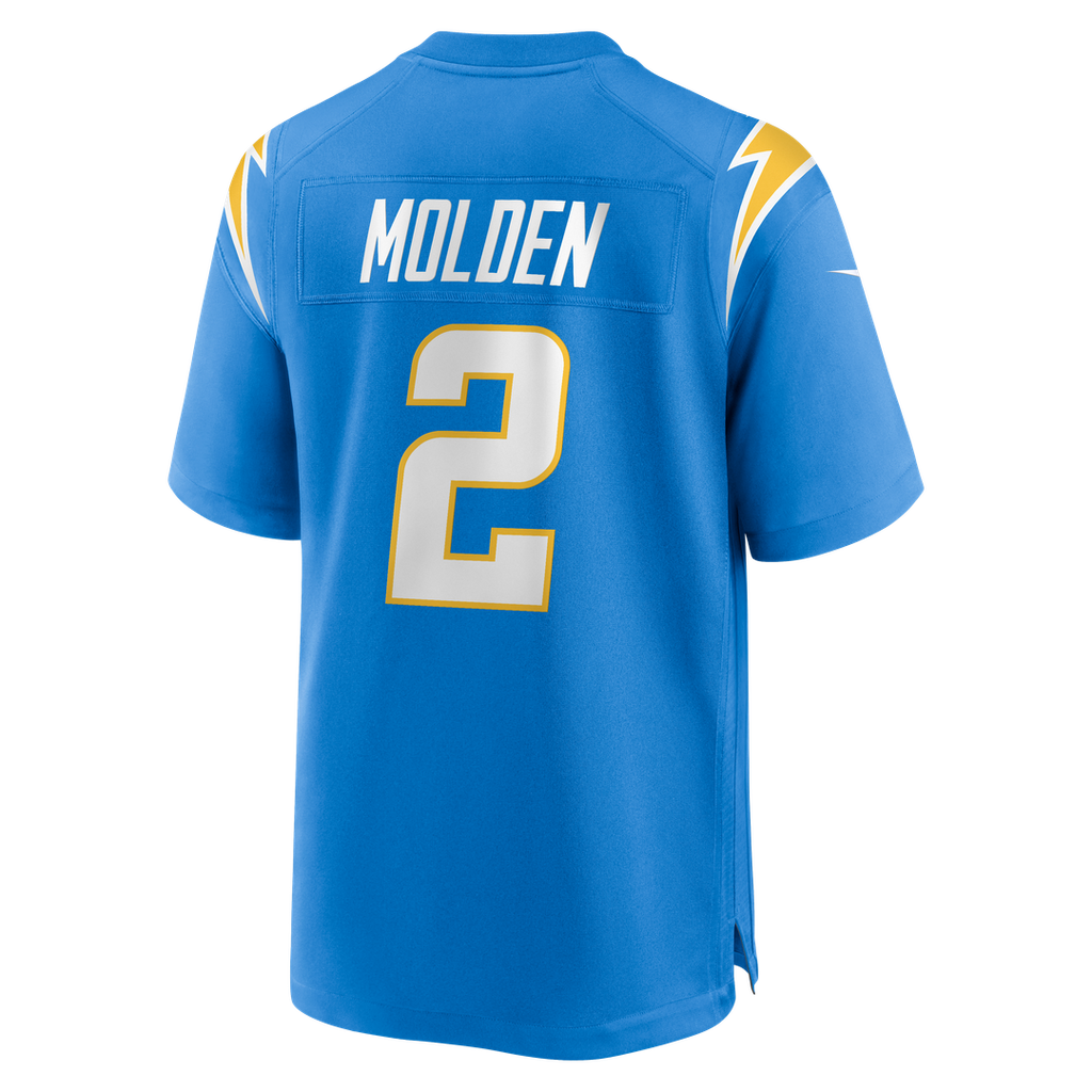 Men's Los Angeles Chargers Elijah Molden Nike  Powder Blue Team Game Jersey