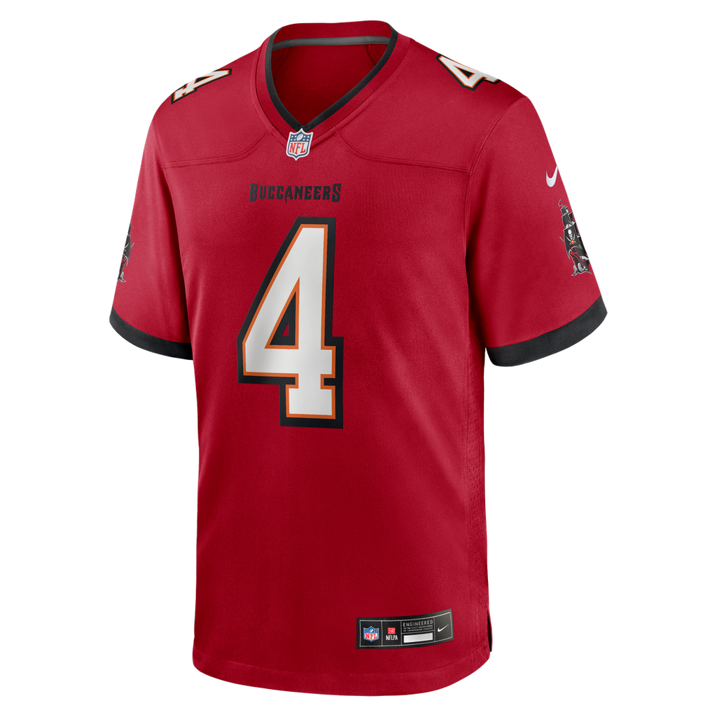 Men's Tampa Bay Buccaneers Chase McLaughlin Nike Red Game Player Jersey