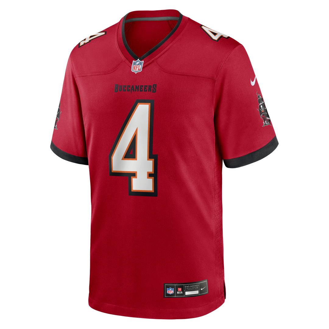 Men's Tampa Bay Buccaneers Chase McLaughlin Nike Red Game Player Jersey