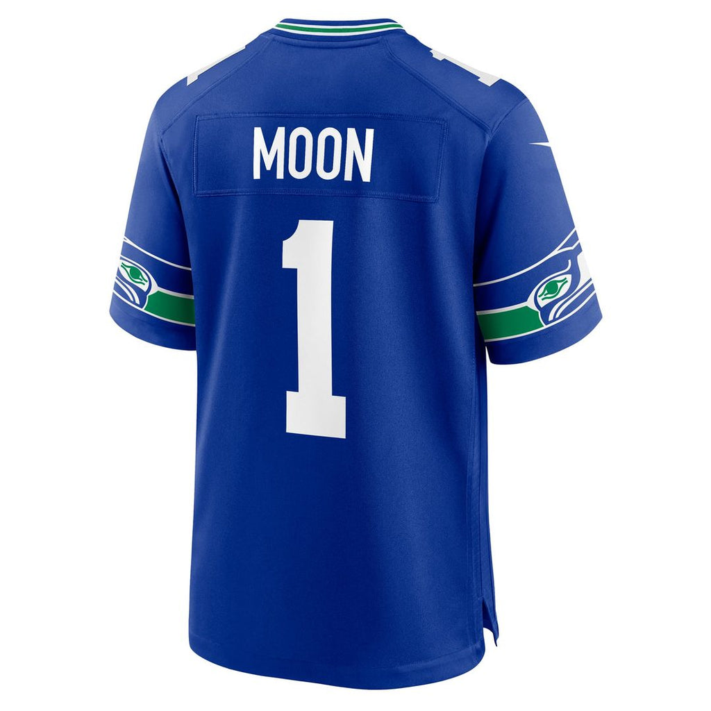 Men's Seattle Seahawks Warren Moon Nike Royal Retired Player Alternate Game Jersey