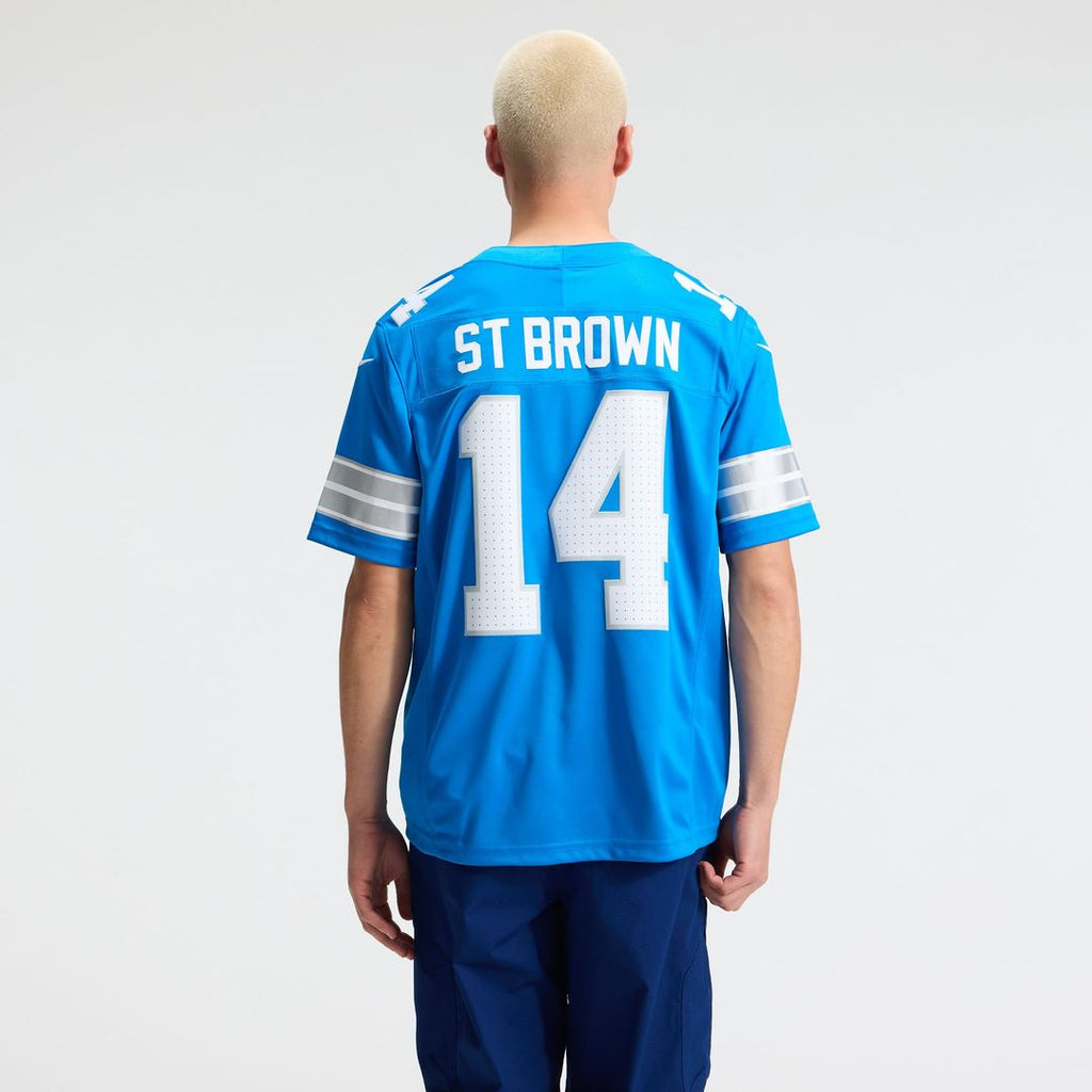 Men's Detroit Lions Amon-Ra St. Brown Nike Black Alternate Vapor F.U.S.E. Stitched Limited Jersey
