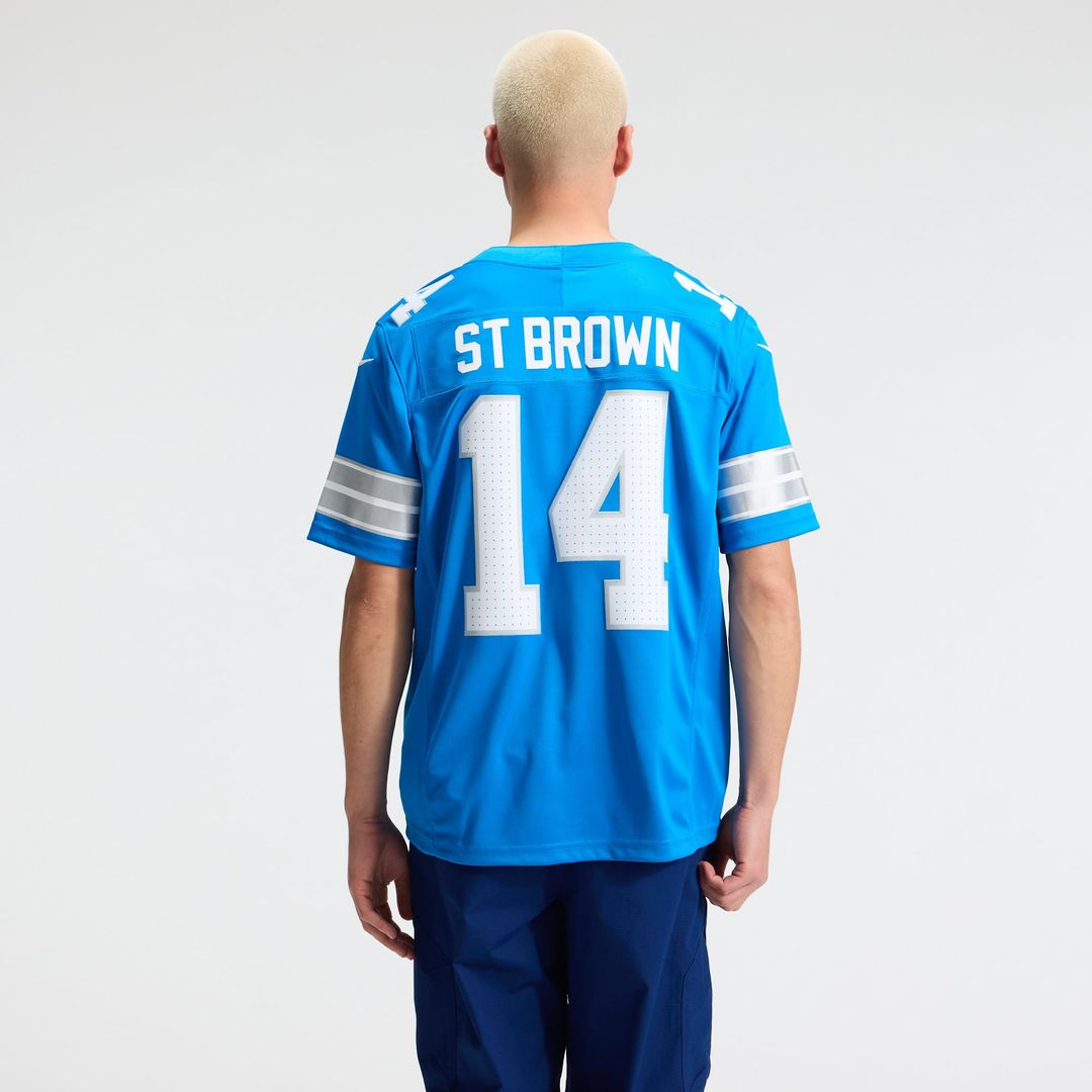Men's Detroit Lions Amon-Ra St. Brown Nike Black Alternate Vapor F.U.S.E. Stitched Limited Jersey