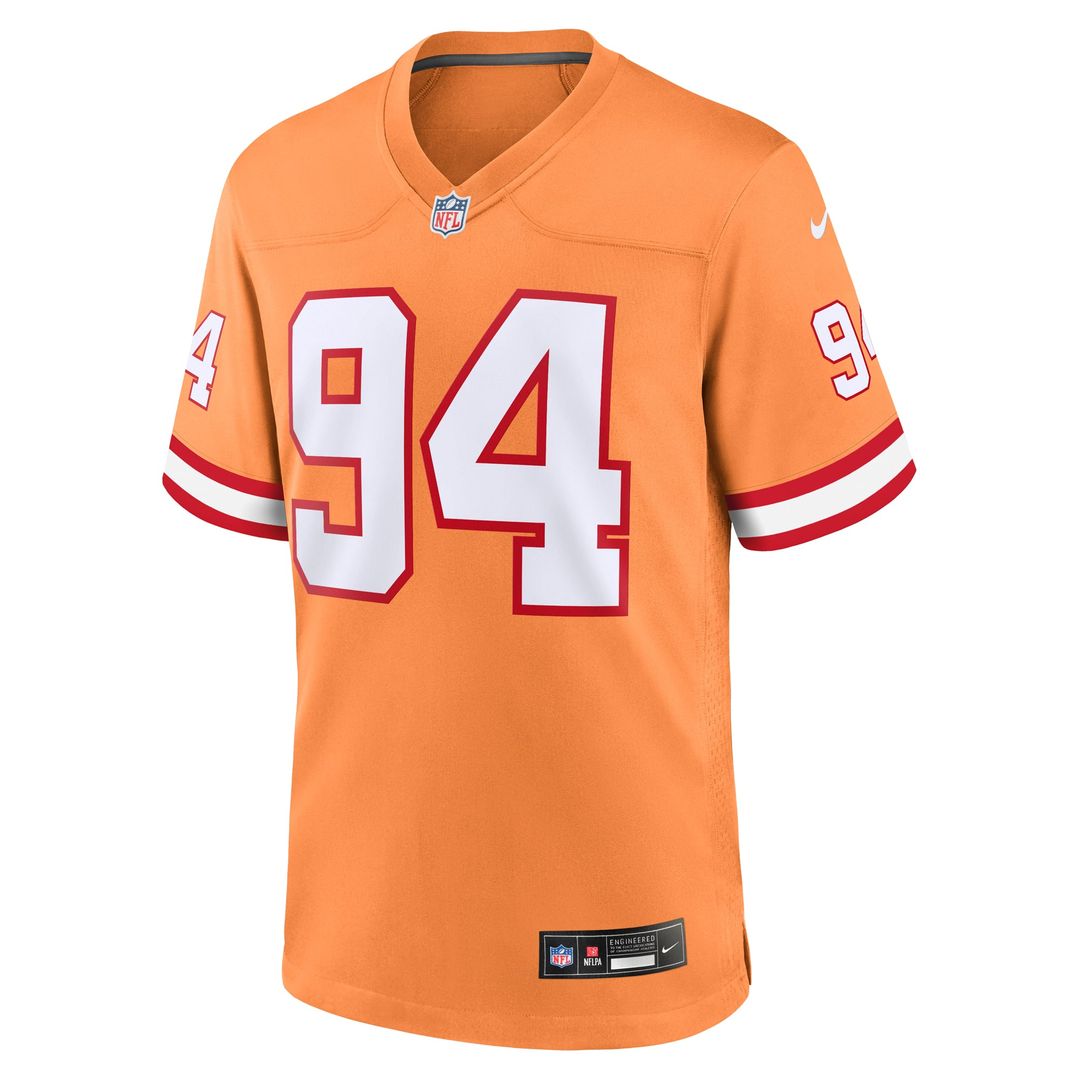 Men's Tampa Bay Buccaneers Calijah Kancey Nike Orange Alternate Game Jersey