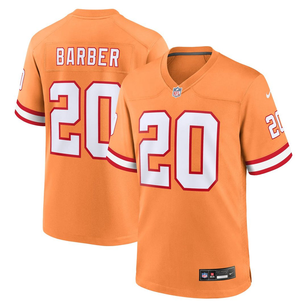Men's Tampa Bay Buccaneers Ronde Barber Nike Orange Retired Player Alternate Game Jersey