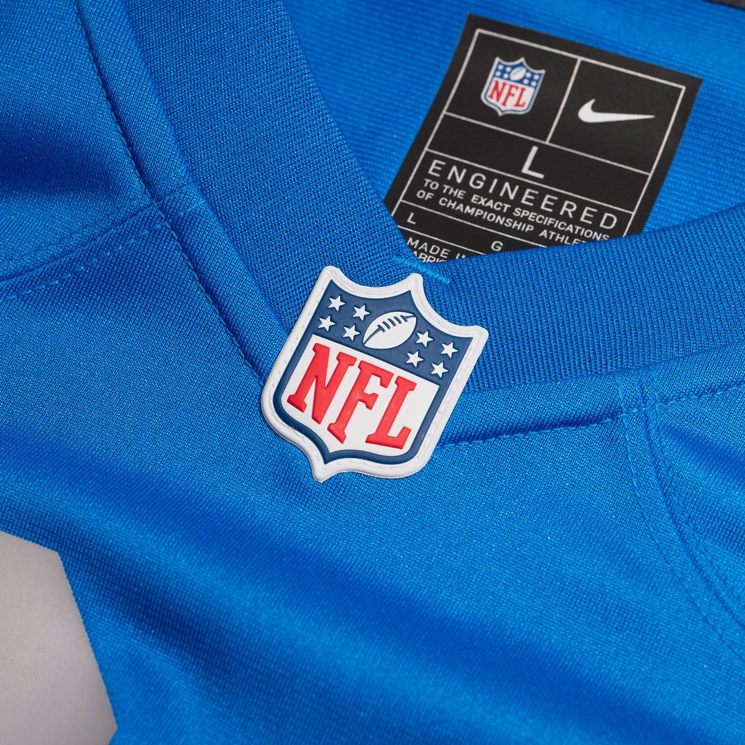 Men's Detroit Lions Aidan Hutchinson Nike  Blue Alternate Game Jersey