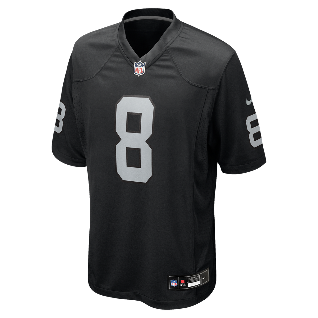Men's Las Vegas Raiders Kirk Cousins Nike  Black Team Game Jersey