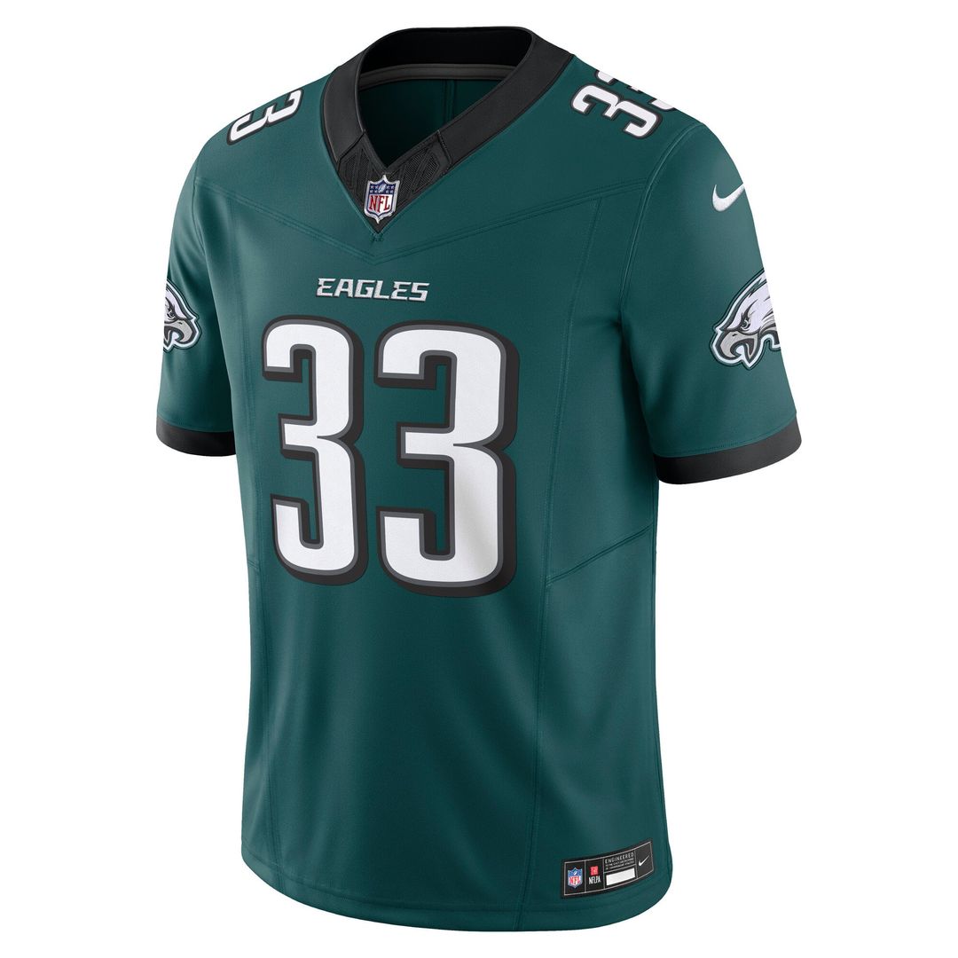 Men's Philadelphia Eagles Cooper DeJean Nike Midnight Green Team Vapor F.U.S.E. Limited Jersey