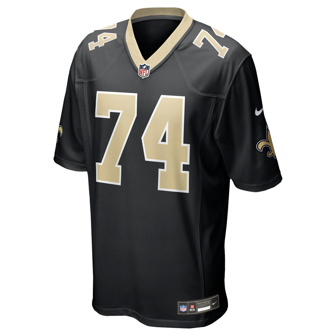 Men's New Orleans Saints Xavier Truss Nike  Black Team Game Jersey