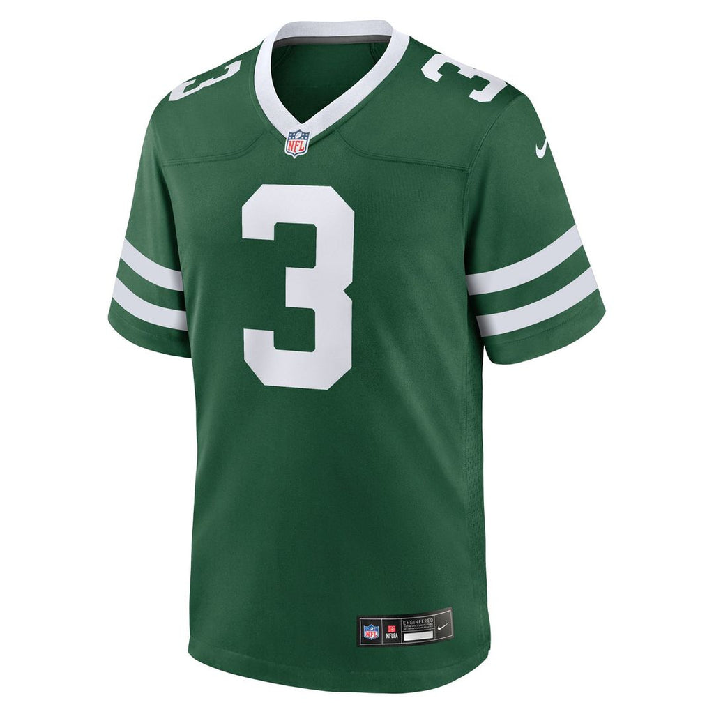 Men's New York Jets John Metchie III Nike Legacy Green Team Game Jersey