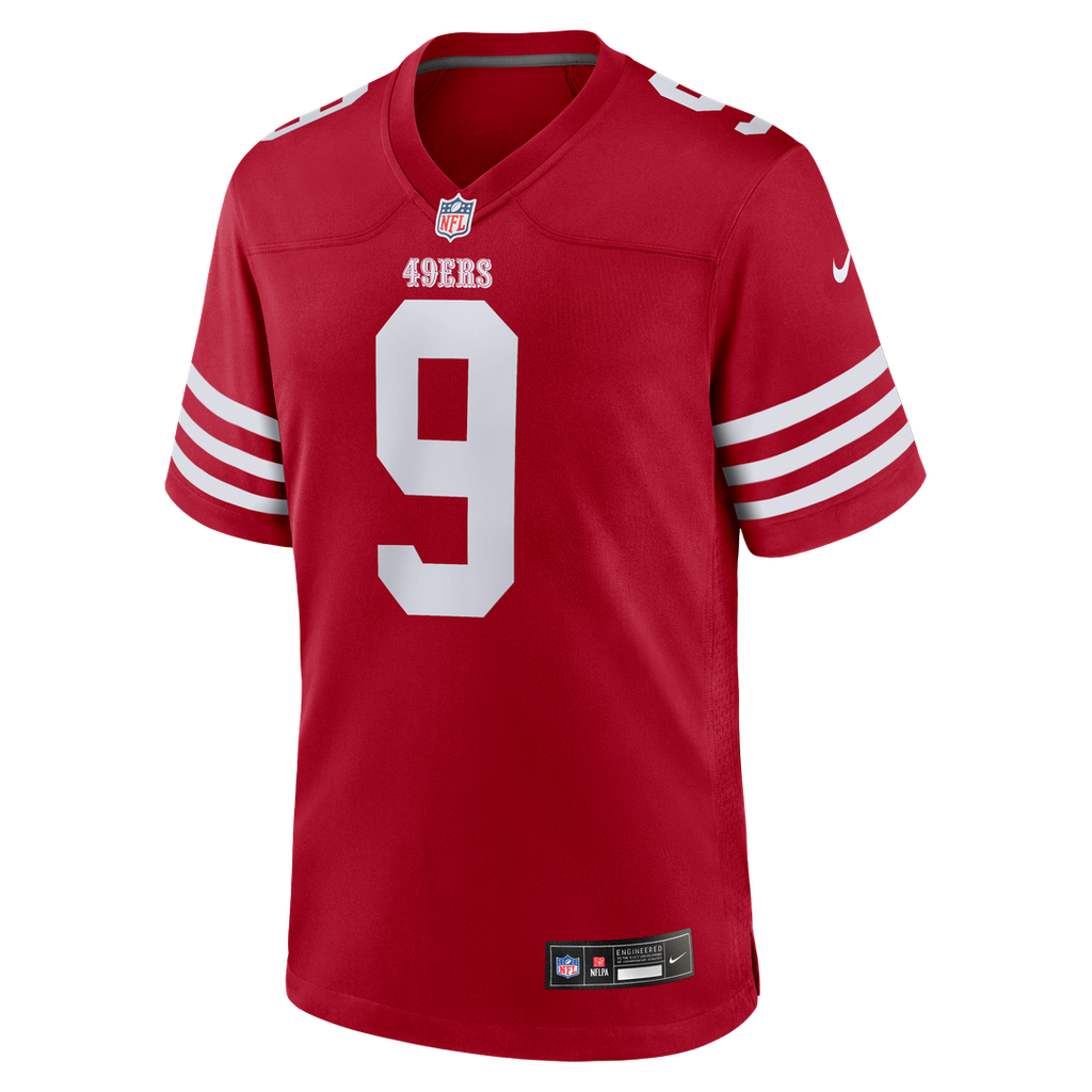 Men's San Francisco 49ers Skyy Moore Nike  Scarlet Team Game Jersey