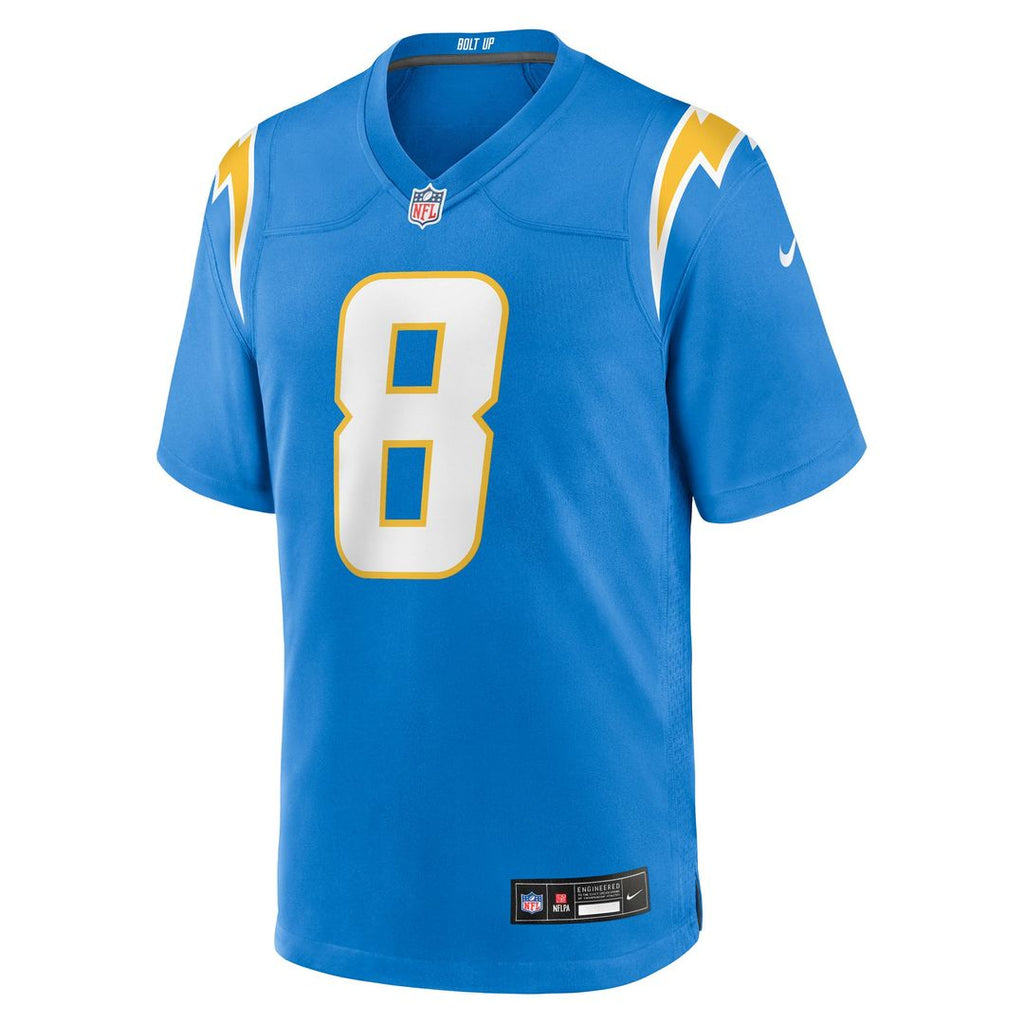 Men's Los Angeles Chargers Omarion Hampton Nike Navy Alternate Super Chargers Game Player Jersey