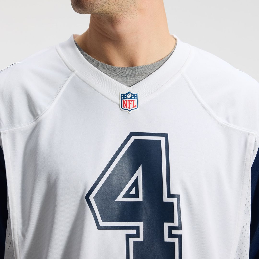 Men's Dallas Cowboys Dak Prescott Nike White Alternate Game Team Jersey
