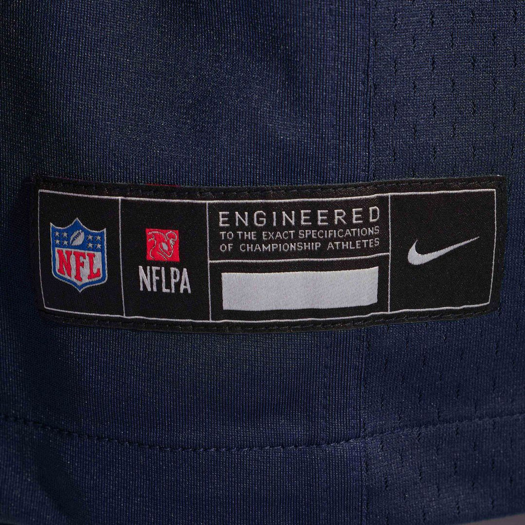Men's Chicago Bears Ozzy Trapilo Nike  Navy Team Game Jersey