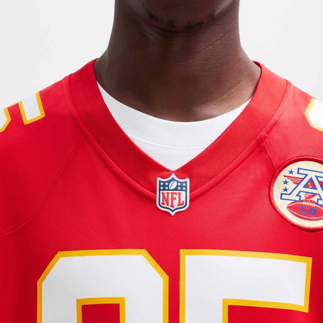 Men's Kansas City Chiefs Chris Jones Nike Red Game Jersey
