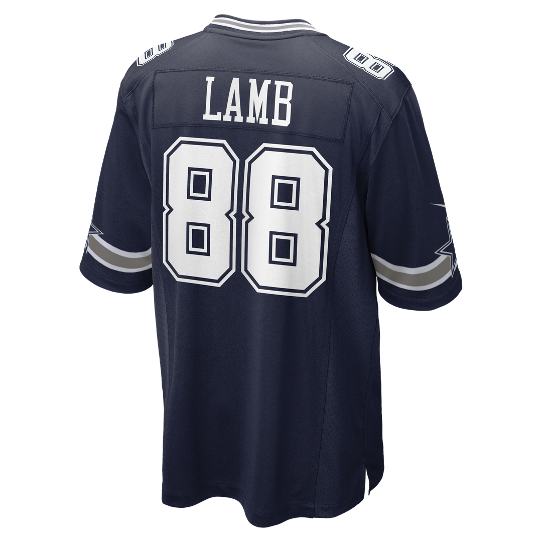 Men's Dallas Cowboys CeeDee Lamb Nike Navy Game Jersey