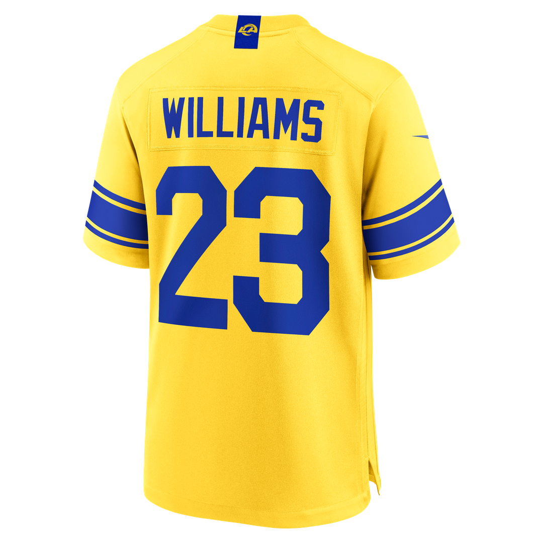 Men's Los Angeles Rams Kyren Williams Nike Classic Sol Game Jersey