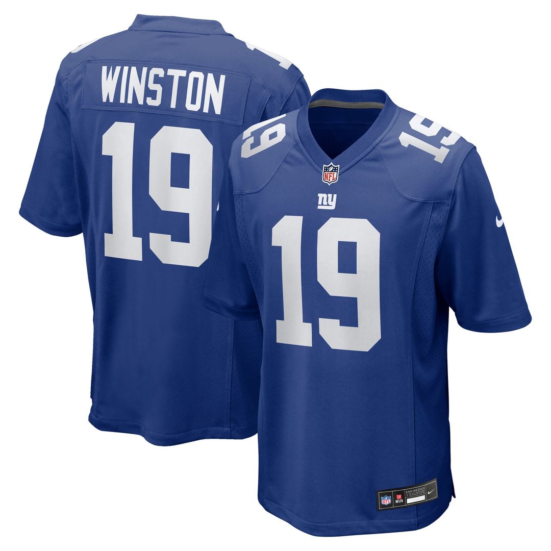 Men's New York Giants Jameis Winston Nike Century Red Alternate Game Jersey