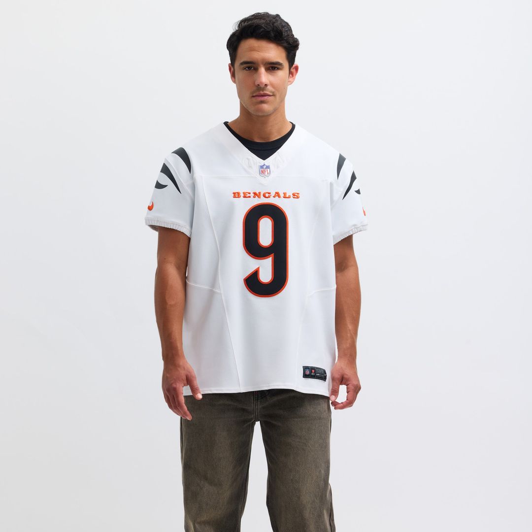 Men's Cincinnati Bengals Joe Burrow Nike White  Vapor F.U.S.E. Elite Jersey