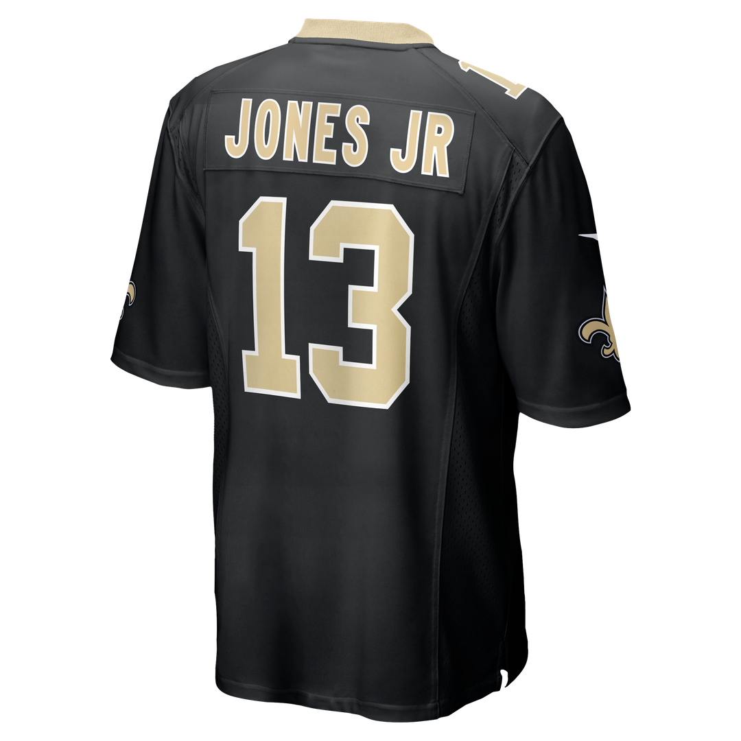 Men's New Orleans Saints Velus Jones Jr. Nike  Black Team Game Jersey