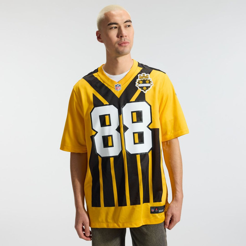 Men's Pittsburgh Steelers Pat Freiermuth Nike Black Game Jersey