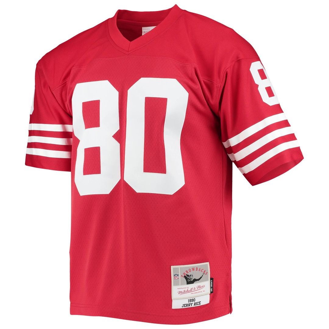 Men's San Francisco 49ers Jerry Rice Mitchell & Ness White Legacy Replica Jersey