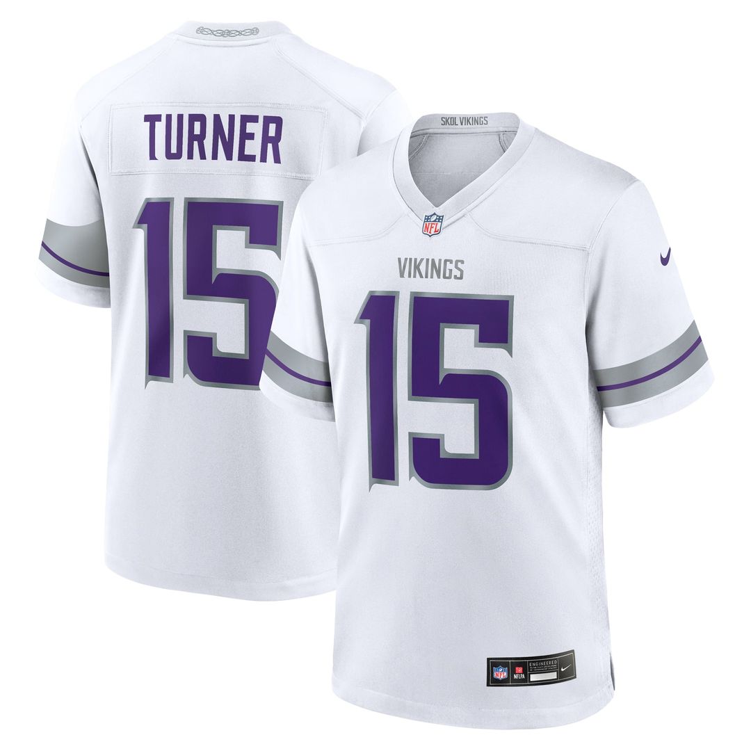 Men's Minnesota Vikings Dallas Turner Nike  Purple  Game Jersey