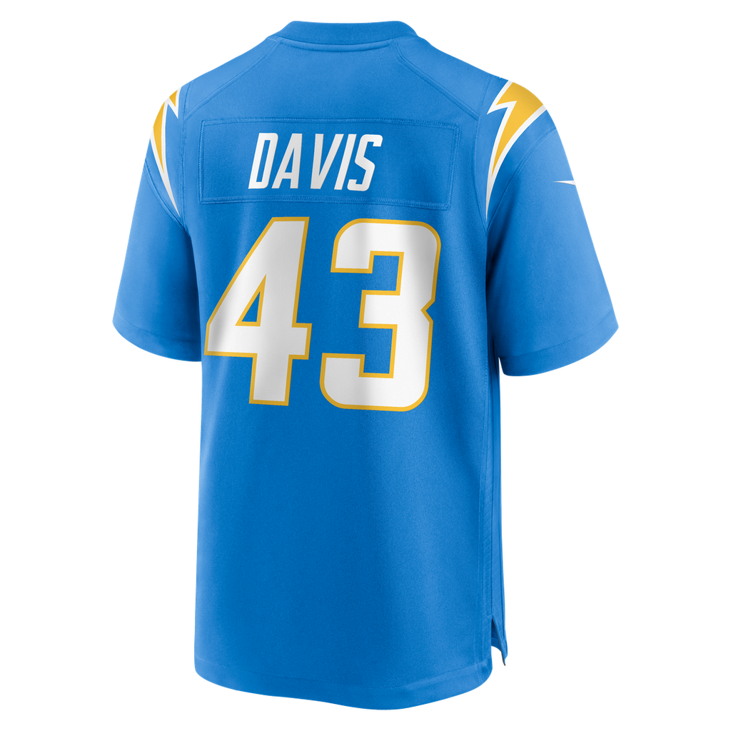 Men's Los Angeles Chargers Michael Davis Nike Powder Blue Game Jersey