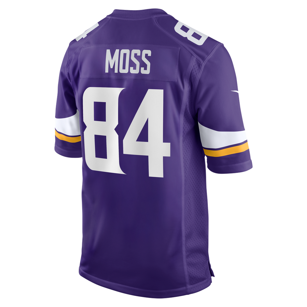 Men's Minnesota Vikings Randy Moss Nike Purple Game Retired Player Jersey