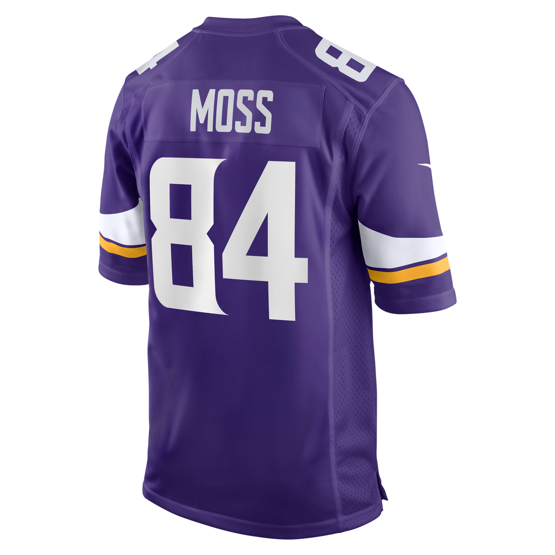 Men's Minnesota Vikings Randy Moss Nike White Retired Player Game Jersey