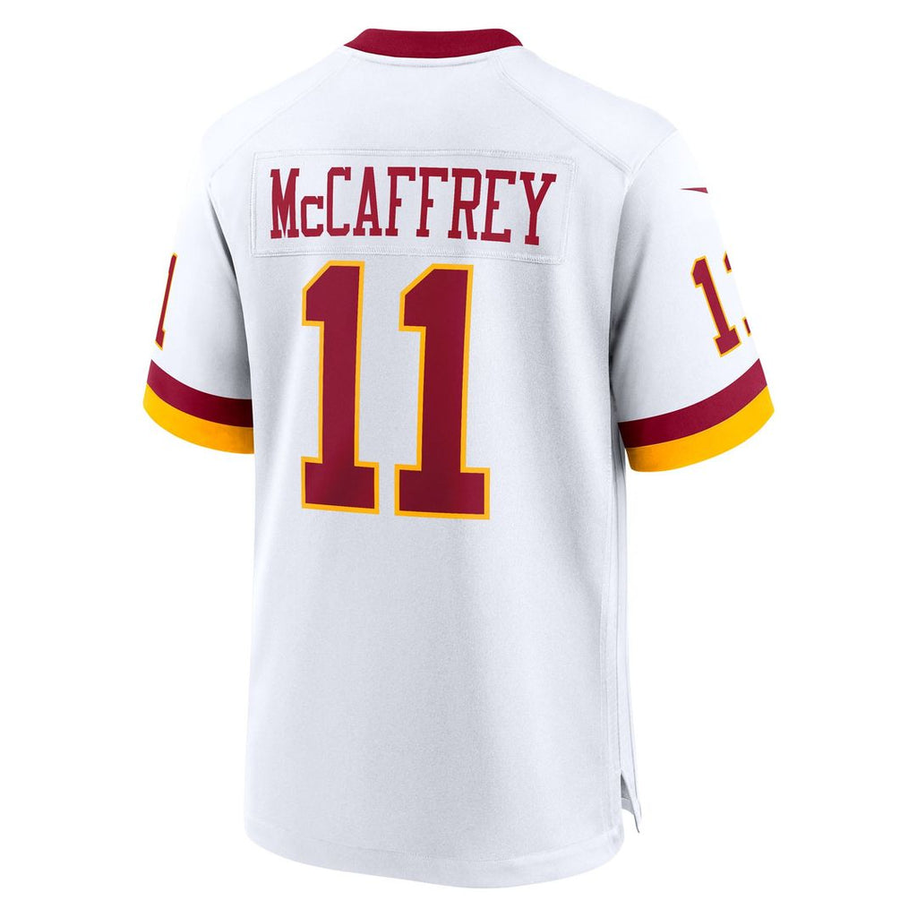 Men's Washington Commanders Luke McCaffrey Nike White Game Super Bowl Era Jersey
