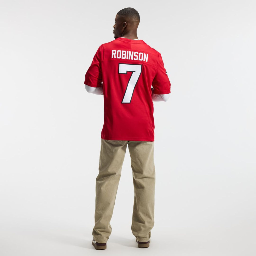 Men's Atlanta Falcons Bijan Robinson Nike Black Alternate Throwback Vapor F.U.S.E. Stitched Limited Jersey