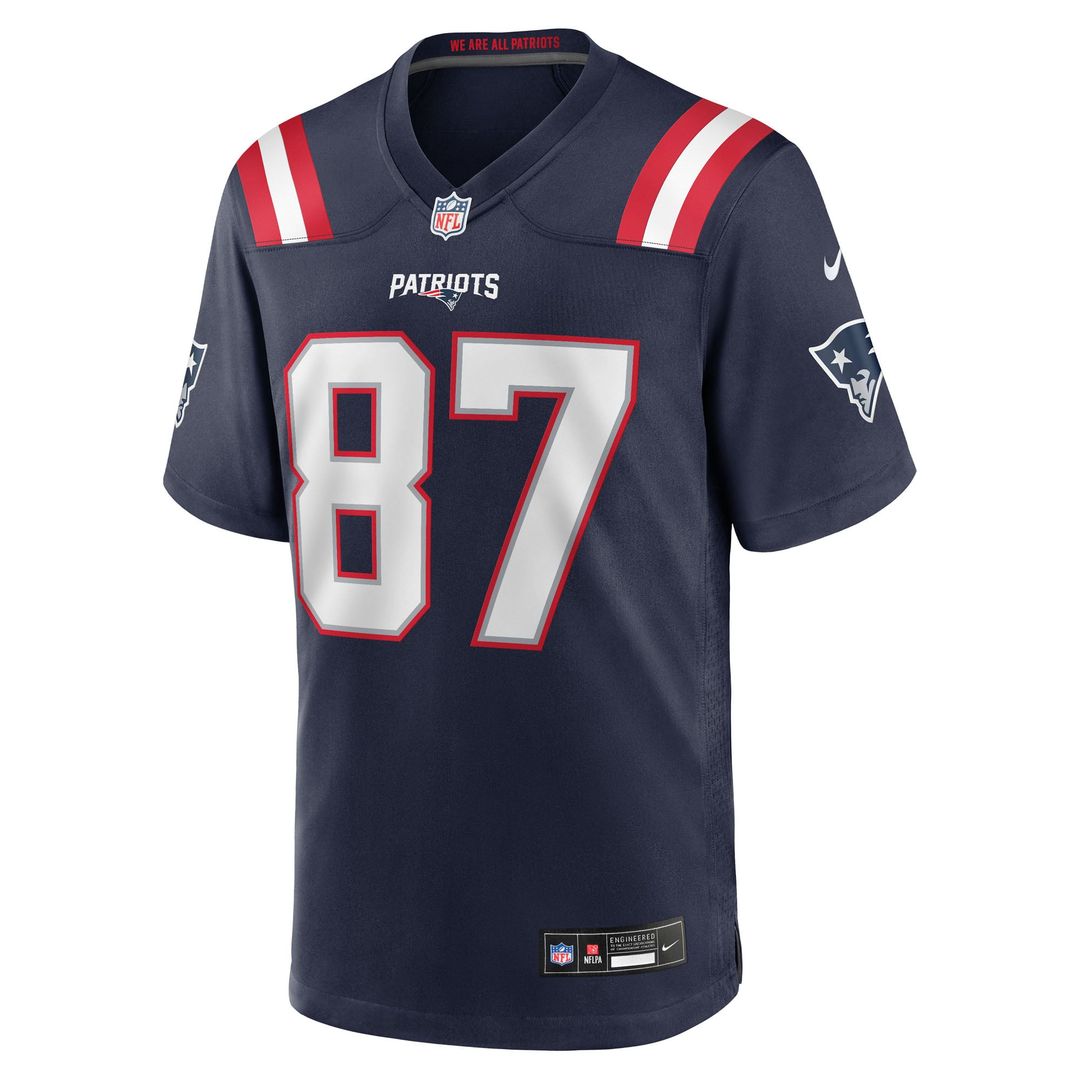 Men's New England Patriots Rob Gronkowski Nike  Navy Team Retired Player Game Jersey