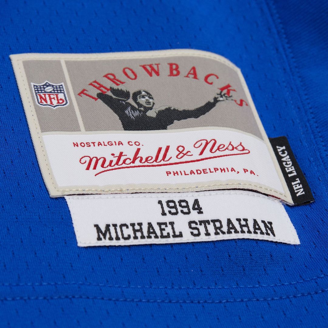 Men's New York Giants Michael Strahan Mitchell & Ness Royal 1994 Legacy Replica Jersey