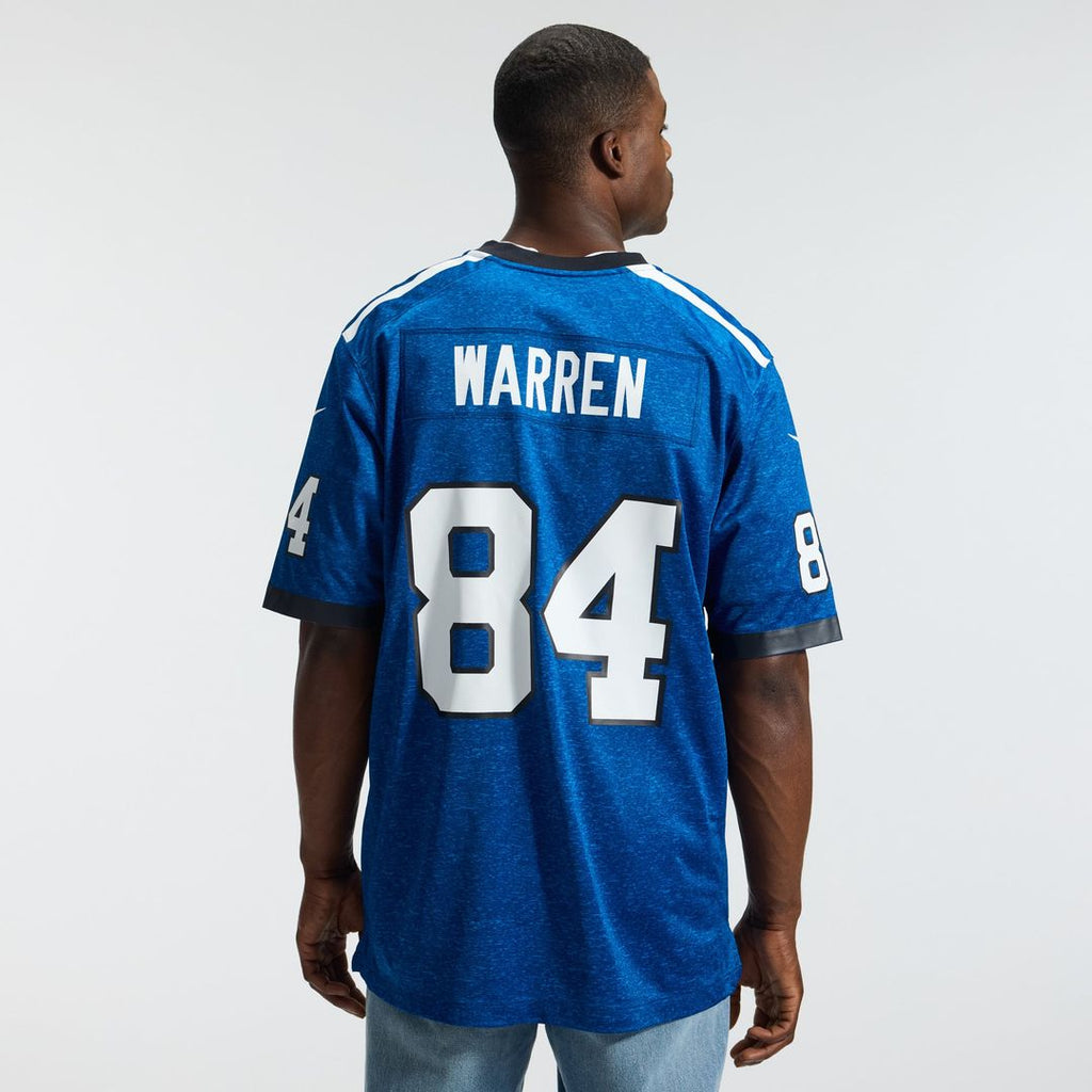 Men's Indianapolis Colts Tyler Warren Nike  Heather Royal Alternate 2 Indiana Nights Game Jersey