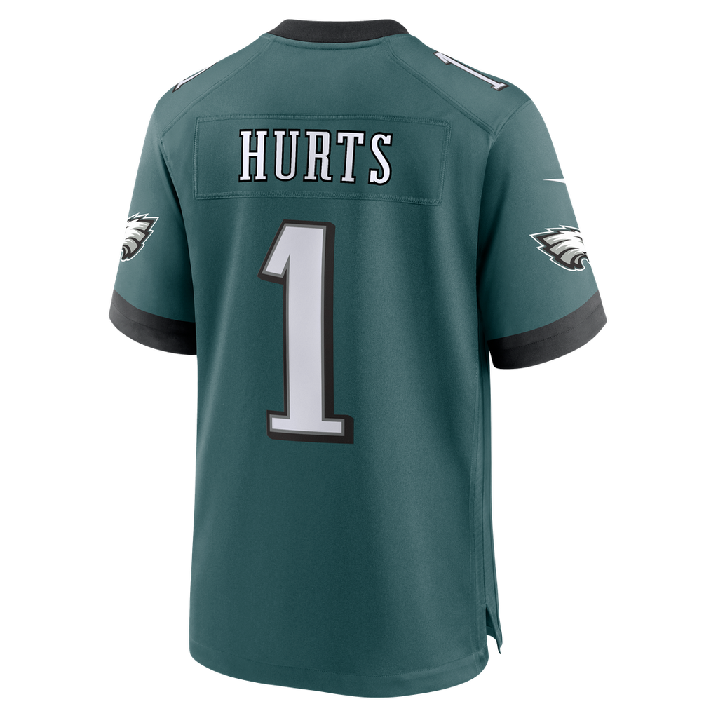 Men's Philadelphia Eagles Jalen Hurts Nike  Black Alternate Game Jersey