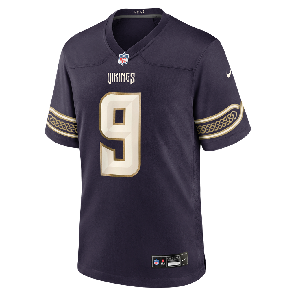 Men's Minnesota Vikings J.J McCarthy Nike Purple 2026 Rivalries Collection Game Jersey