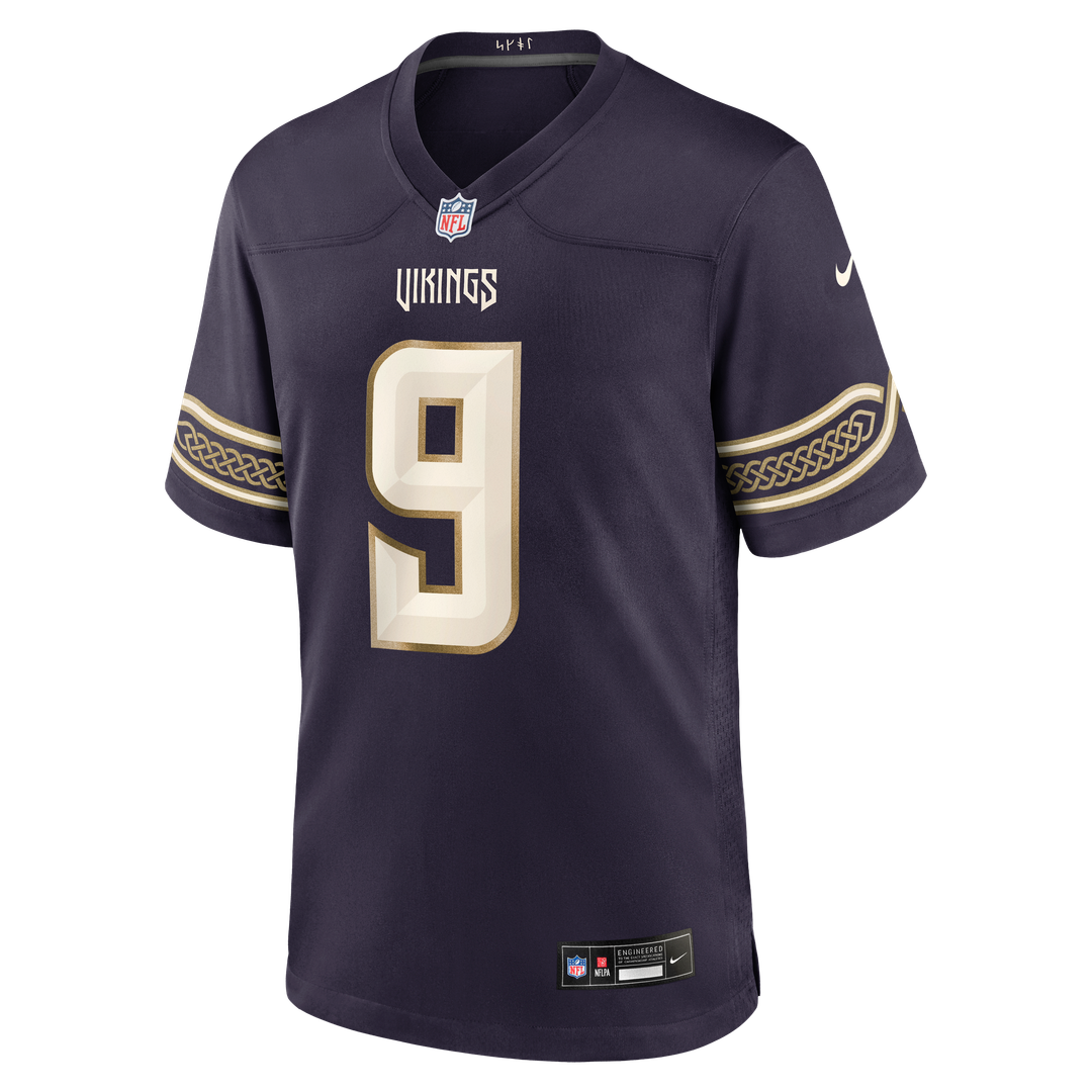Men's Minnesota Vikings J.J McCarthy Nike Purple 2026 Rivalries Collection Game Jersey