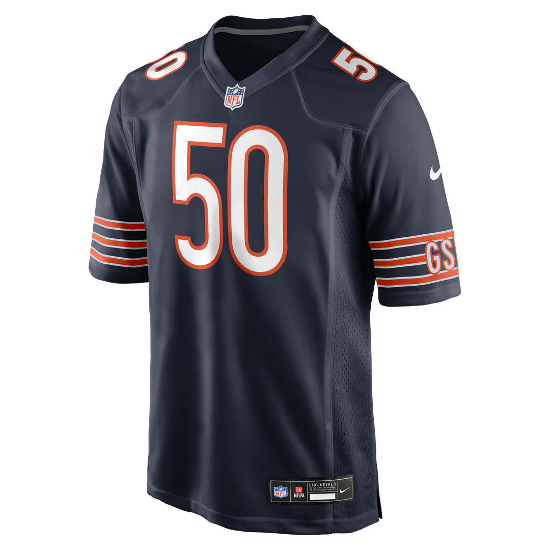 Men's Chicago Bears Grady Jarrett Nike  Navy Team Game Jersey