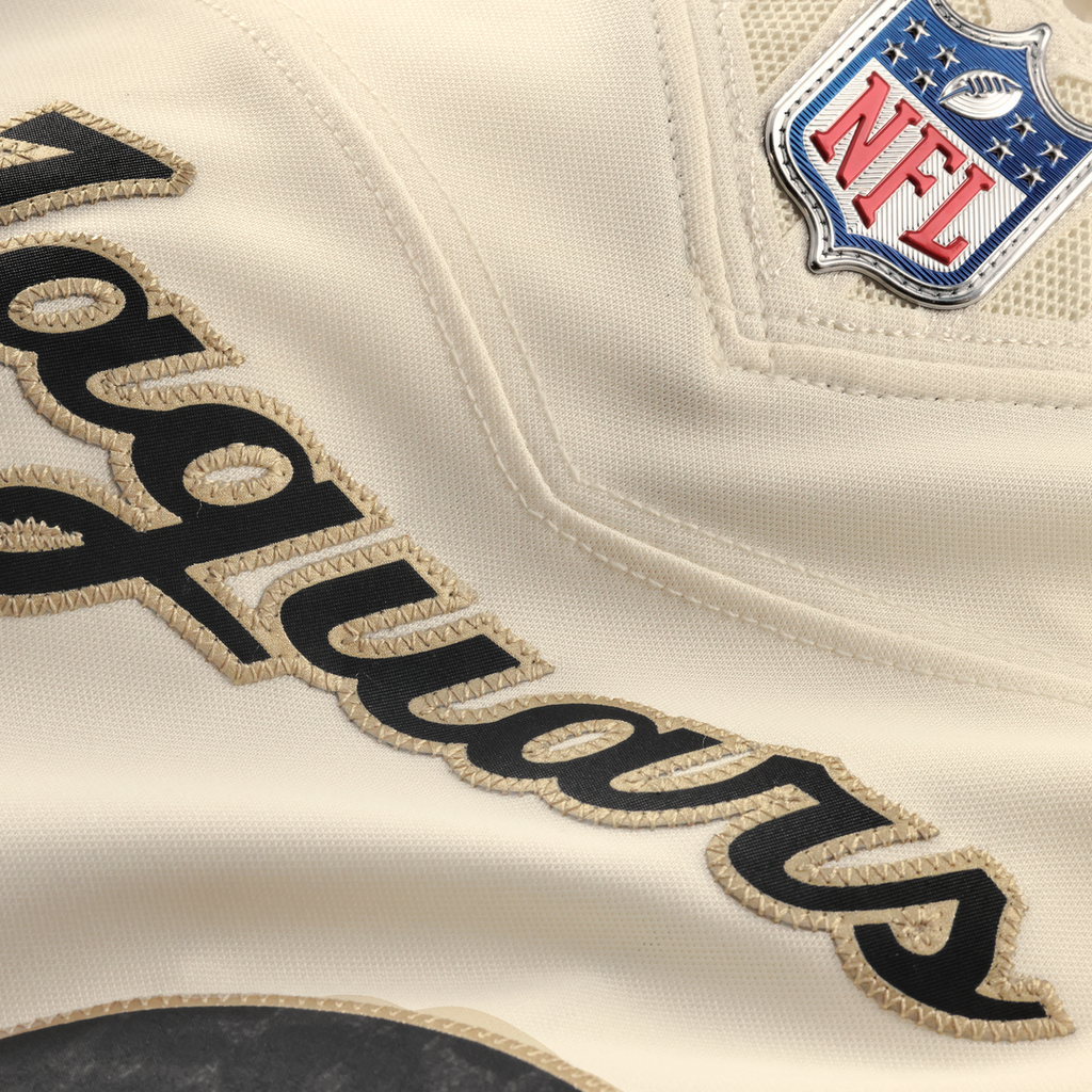 Men's Jacksonville Jaguars Jakobi Meyers Nike Natural 2026 Rivalries Collection Stitched Limited Jersey