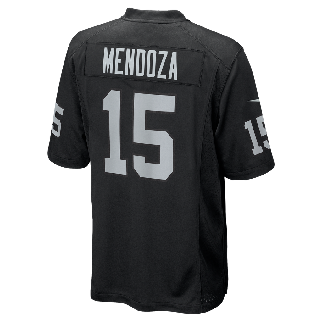 Men's Las Vegas Raiders Fernando Mendoza Nike White Game Player Jersey