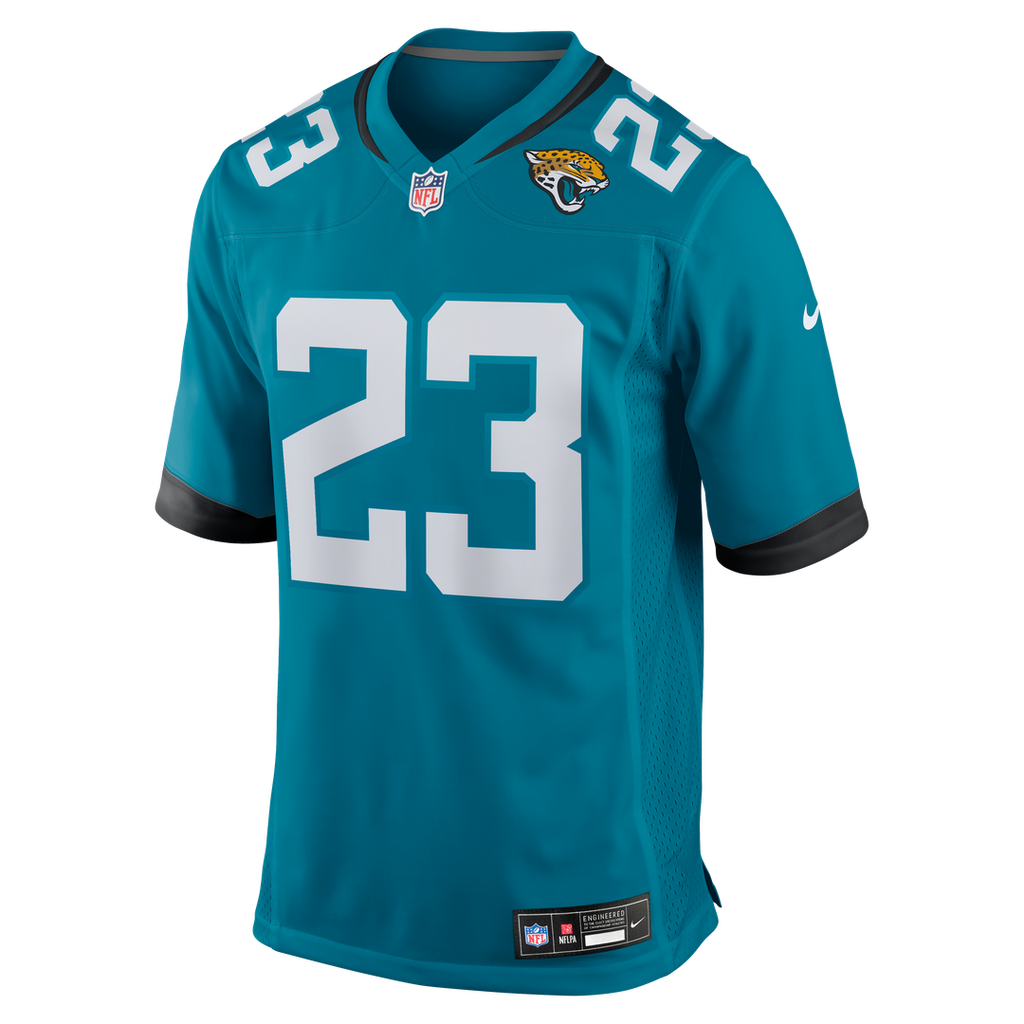 Men's Jacksonville Jaguars Foyesade Oluokun Nike Teal Game Player Jersey