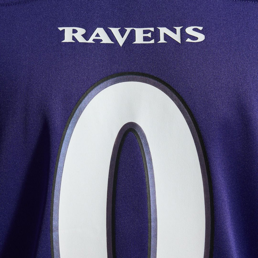 Men's Baltimore Ravens Roquan Smith Nike Purple Team Game Jersey