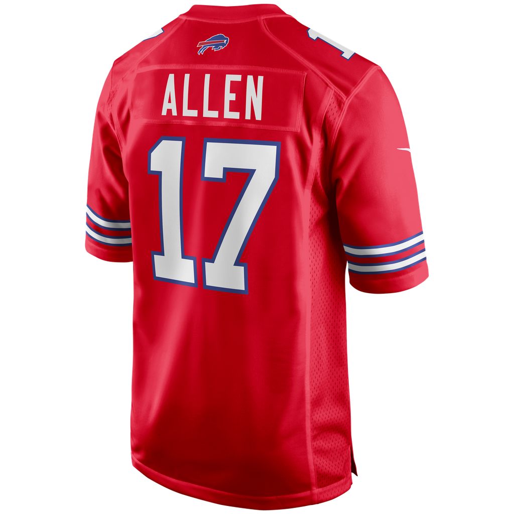 Men's Buffalo Bills Josh Allen Nike Gray Nickel City Game Jersey