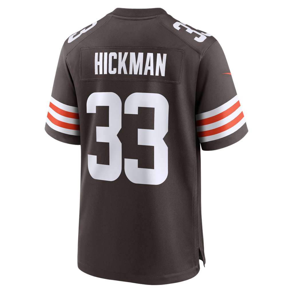 Men's Cleveland Browns Ronnie Hickman Nike  Brown Team Game Jersey